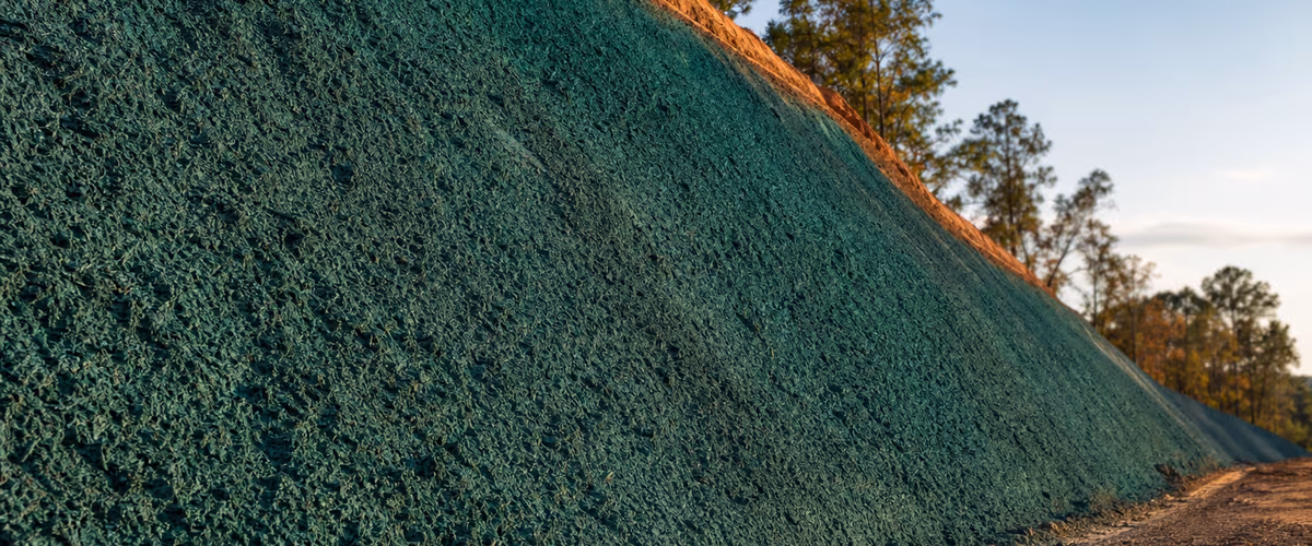 BFM application on a steep Florida construction slope